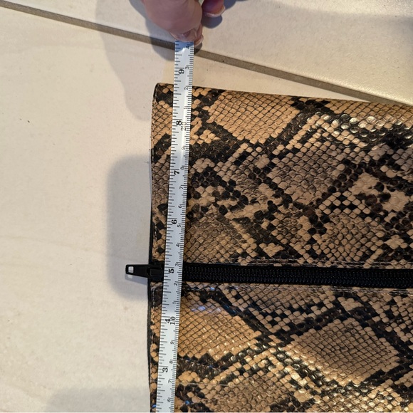 Wide calf snake skin knee high boots - Picture 3 of 5